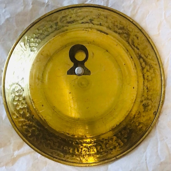 1987 JERUSALEM 4” Brass Plate - Picture 4 of 4